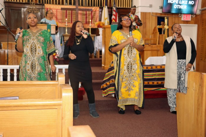 Young Adult Praise Team renders "You're My Strength.”