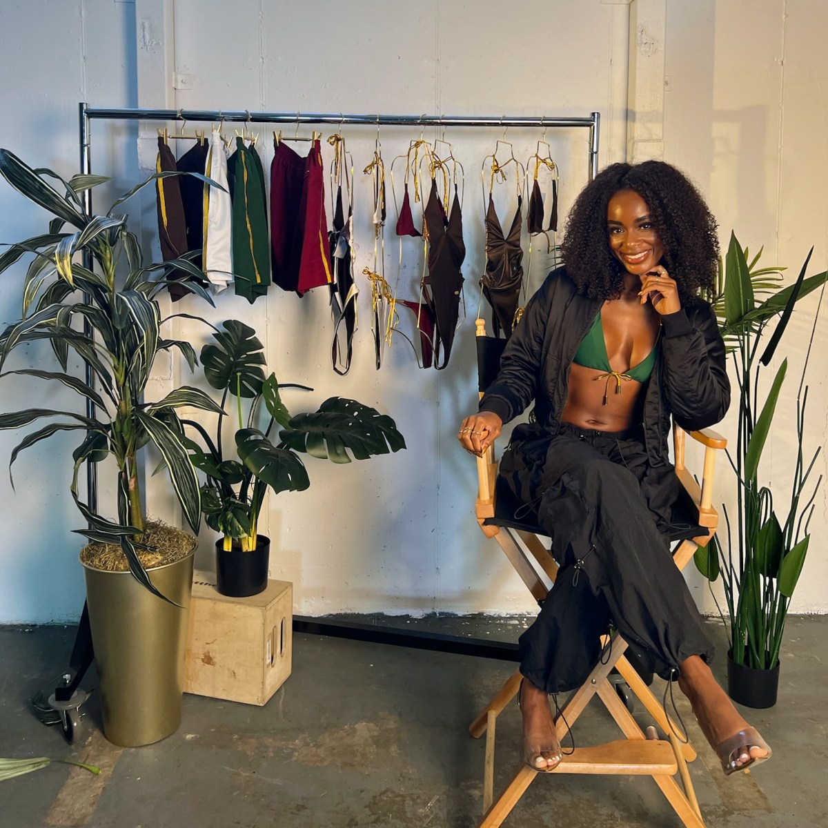 Ashley Capri, a first-generation Guyanese American, is a multi-hyphenate creative and the founder of Capri Swim.