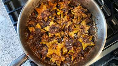 Star Fruit (Carambola) Anchar recipe.