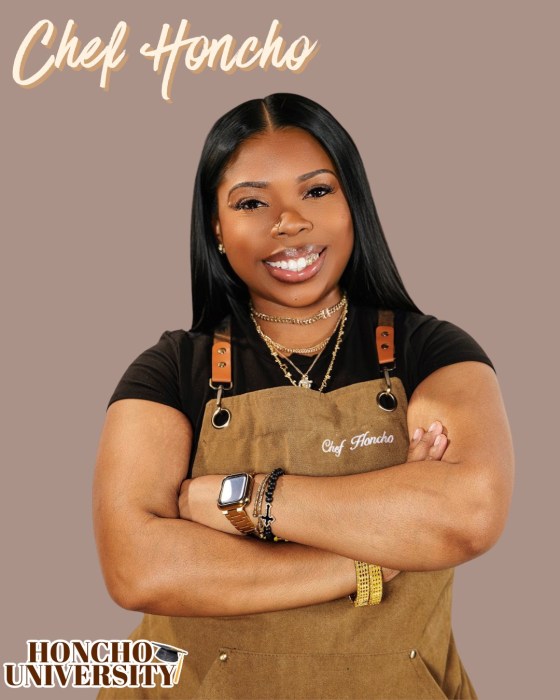 Chef Honcho, born Tashea Chanell, blends Caribbean hospitality with fine dining, turning her passion for cooking into a thriving business.