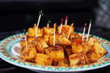 Juicy Jerk Pineapple Bites recipe.