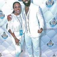 Richie Stephens and fan during the Love and Harmony 2025 cruise.