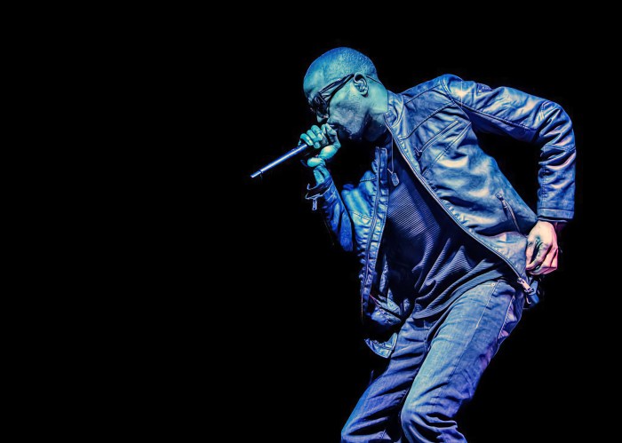 Trombone Shorty (born Troy Andrews) performing at the Hollywood Bowl on Sept. 8, 2021.