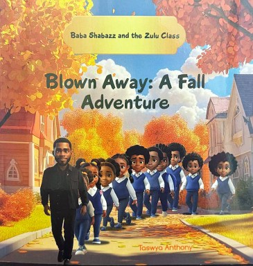 Book cover of “Blown Away - A Fall Adventure.”