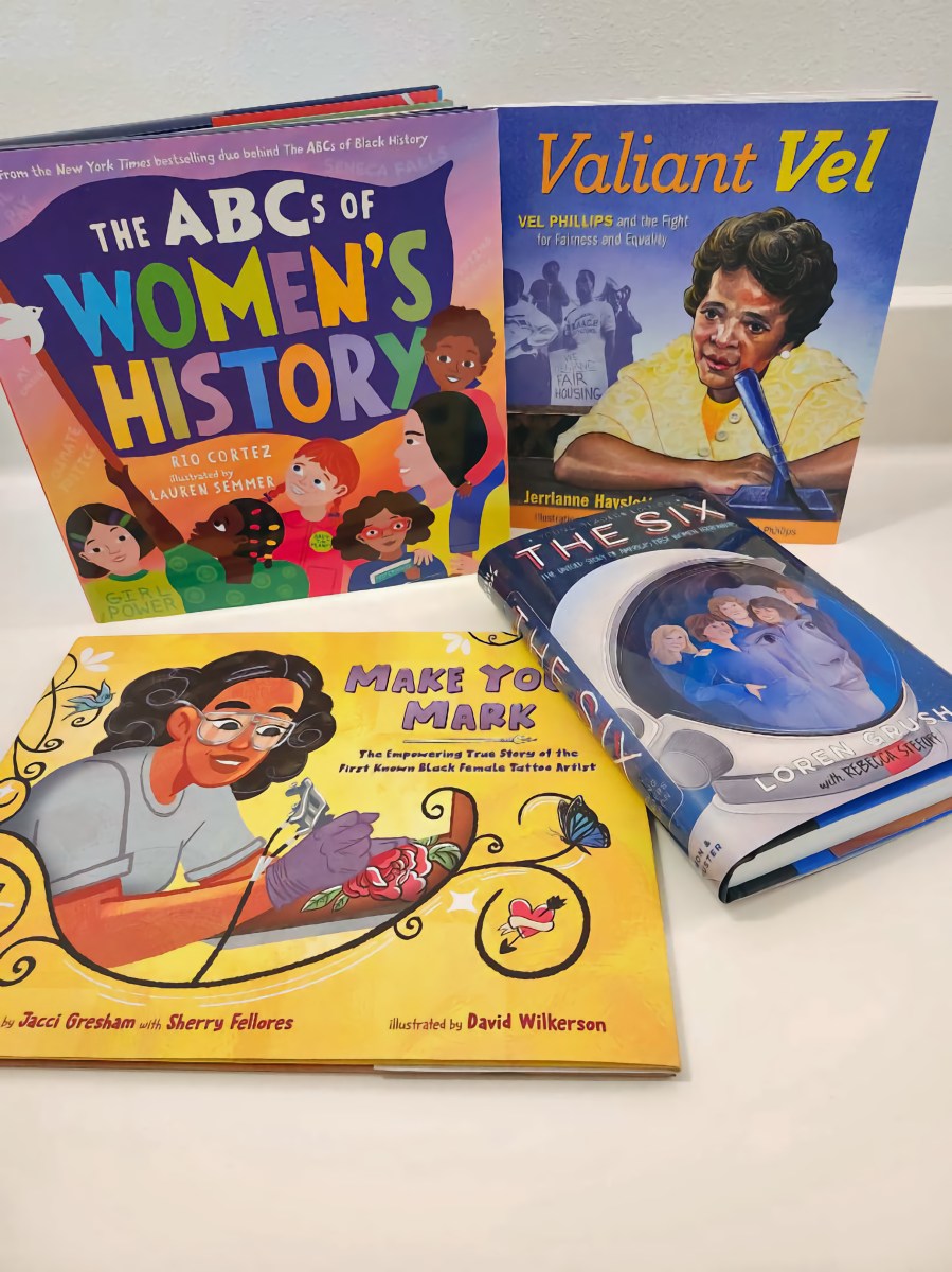 Women's History Month books for kids.